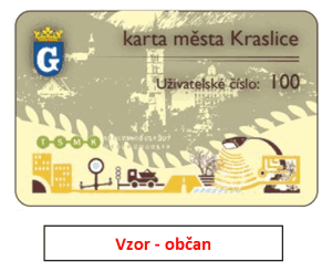 Vzor Karty města Kraslice pro občany