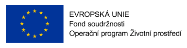 logo EU Fond soudržnosti OP Životní prostředí